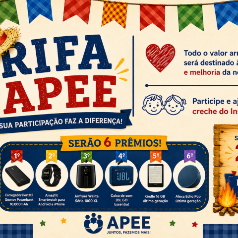 Rifa da Creche APEE - Festa Junina IPT 2026