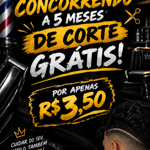 5 meses de corte grátis!
