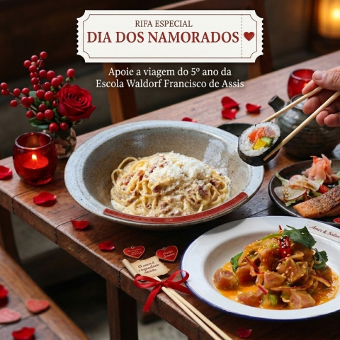 *Um jantar especial para uma viagem inesquecível* 🌹✨