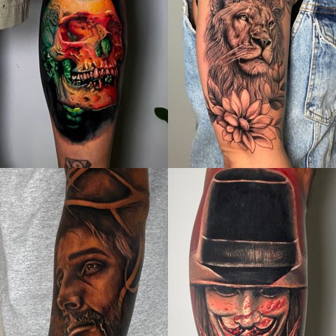 Tattoo solitária. Ajude na recuperação!