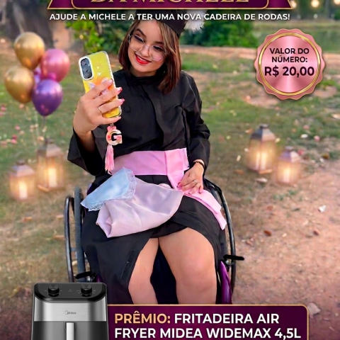 Ação Solidária da Michele: Ajude a devolver minha independência! ♿❤️