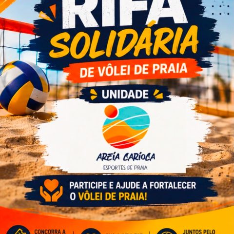 🏖️🏐 RIFA SOLIDÁRIA DO VÔLEI DE PRAIA 💛🤝